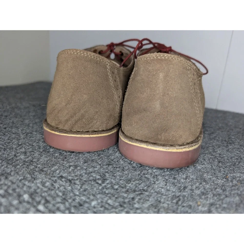Clarks‎ Men's Tan Suede Dress Shoes Size 10.5 Oxfords Wingtip